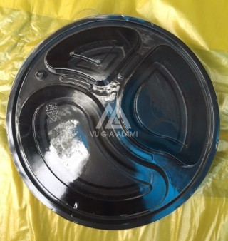 HỘP CƠM PET 3 NGĂN - HT18 HỘP CƠM PET 3 NGĂN - HT18