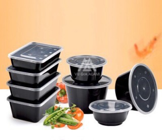 HỘP NHỰA ĐEN PP CHỮ NHẬT, TRÒN HỘP NHỰA ĐEN PP CHỮ NHẬT, TRÒN